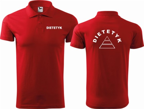 Dietetyk 03a Koszulka Męska Polo
