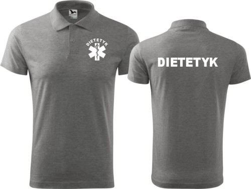Dietetyk 04 Koszulka Męska Polo
