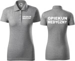 Koszulka Polo Opiekun Medyczny damska 03