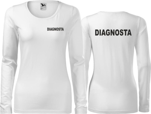 Diagnosta 03 Koszulka damska z długim rękawem