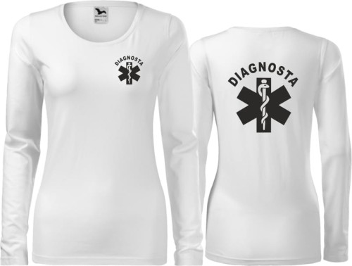 Diagnosta 05 Koszulka damska z długim rękawem