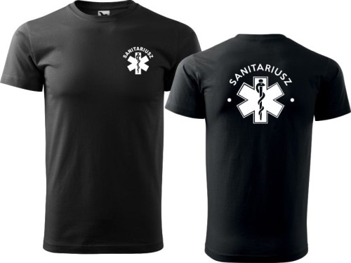 Koszulki medyczne męskie dla sanitariusza 07
