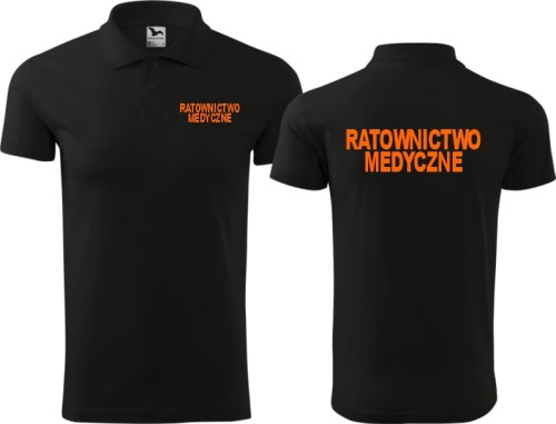 Koszulka męska polo ratownictwo medyczne 03