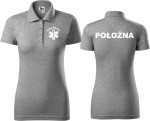 Położna Koszulka Polo damska 04