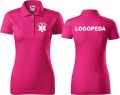 Koszulka Polo dla Logopedy 04 damska