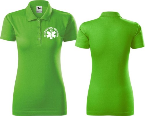Rejestratorka medyczna 02A Koszulka damska Polo