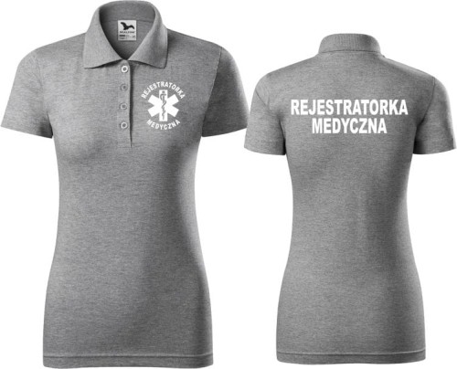 Rejestratorka medyczna 04 Koszulka damska Polo
