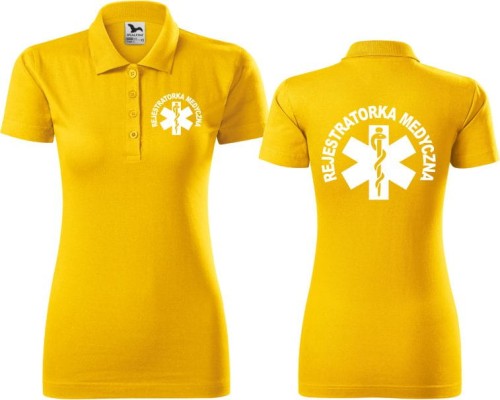 Rejestratorka medyczna 05A Koszulka damska Polo