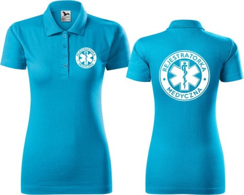 Rejestratorka medyczna 06A Koszulka damska Polo
