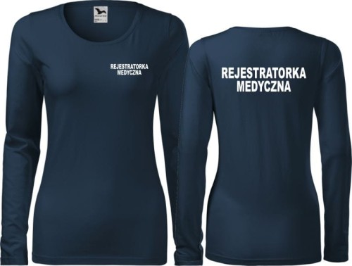 Rejestratorka medyczna 03 Koszulka damska z długim rękawem