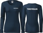 Toksykolog 03 Koszulka damska z długim rękawem