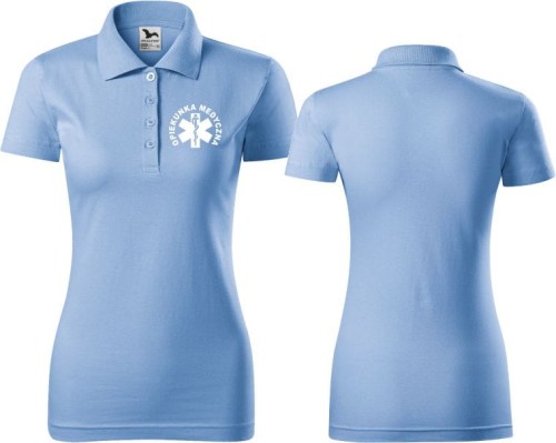 Opiekunka medyczna 02A Koszulka damska Polo