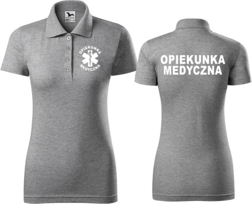 Opiekunka medyczna 04 Koszulka damska Polo