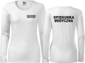 Opiekunka medyczna 03 Koszulka damska z długim rękawem