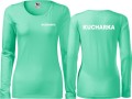 Kucharka 03 Koszulka Damska z Długim rękawem
