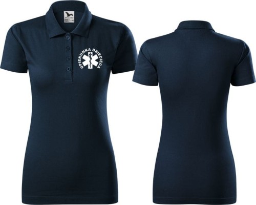 Opiekunka dziecięca 02A Koszulka damska Polo