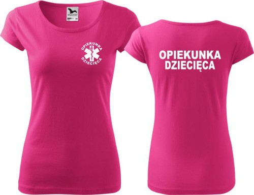 Opiekunka dziecięca 04 Koszulka Damska Pure