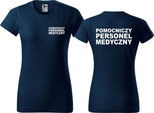 Pomocniczy personel medyczny 03 Koszulka Damska