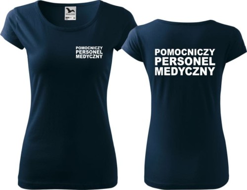 Pomocniczy personel medyczny 03 Koszulka Damska Pure