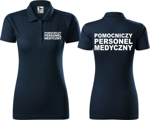 Pomocniczy personel medyczny 03 Koszulka damska Polo