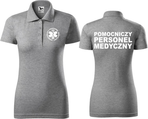 Pomocniczy personel medyczny 04 Koszulka damska Polo