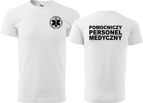 Pomocniczy personel medyczny 04 Koszulka Męska