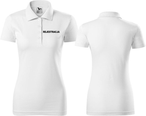 Rejestracja 01 Koszulka Damska Polo