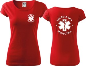 Sekretarka medyczna 07 Koszulka Damska Pure