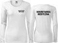 Sekretarka medyczna 03 Koszulka damska z długim rękawem