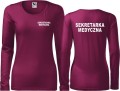 Sekretarka medyczna 03 Koszulka damska z długim rękawem