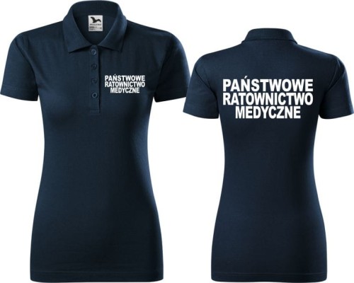 Państwowe Ratownictwo Medyczne 03 Koszulka Polo Damska