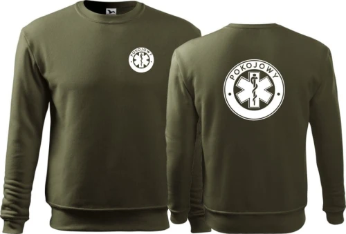 Bluza męska z napisem pokojowy 06a