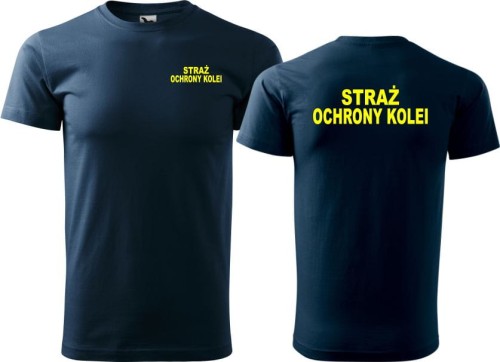 Straż Ochrony Kolei 01 Koszulka Męska