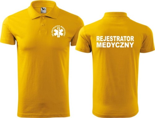 Rejestrator Medyczny 04A Koszulka Męska Polo