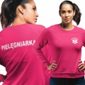 Bluza Pielęgniarka 04 Nadruk na piersi i plecach